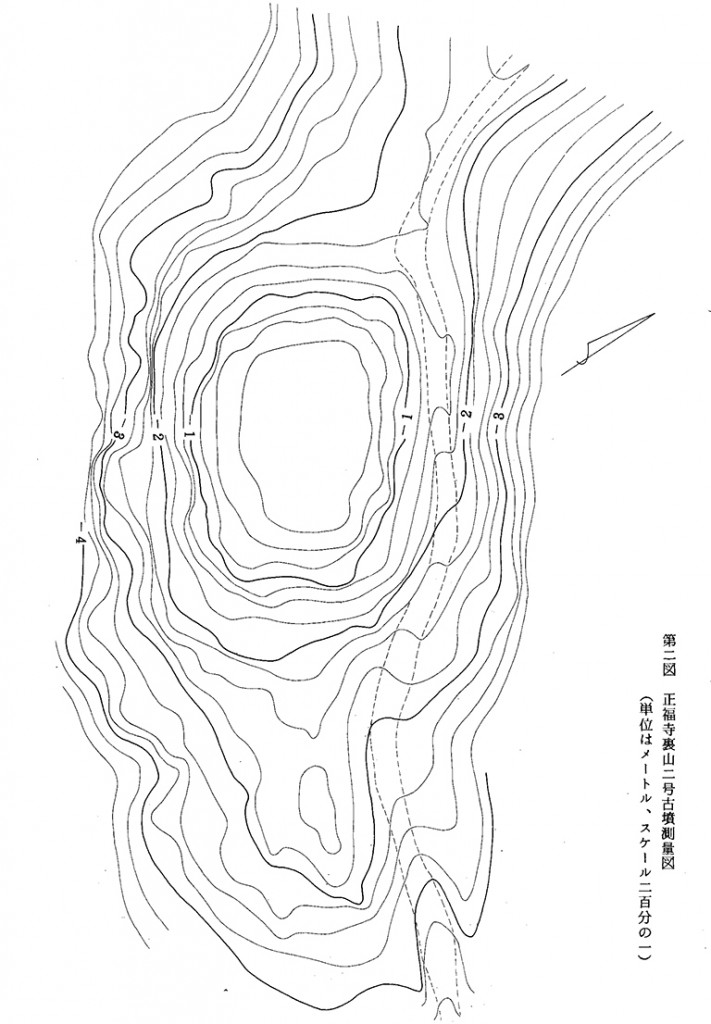 第二図　正福寺裏山二号古墳測量図