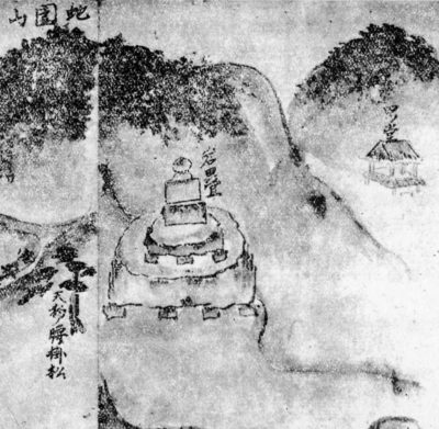 図③：岩畳神社絵図の一部