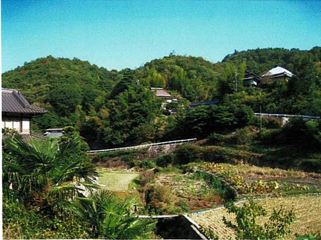 横倉地区の農村風景