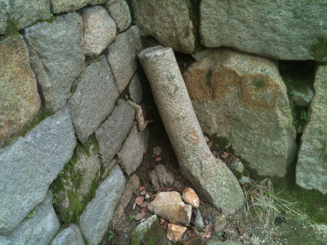 福山城の石造物
