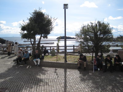 鞆城跡から見る瀬戸内海