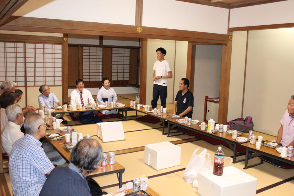 会員である小林史明衆議院議員も総裁選で忙しい中駆けつけ参加して頂きました。