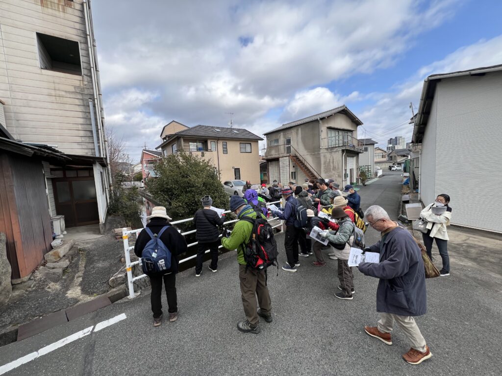 洪水の起点となった鞆鉄道橋跡